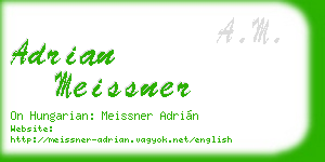 adrian meissner business card